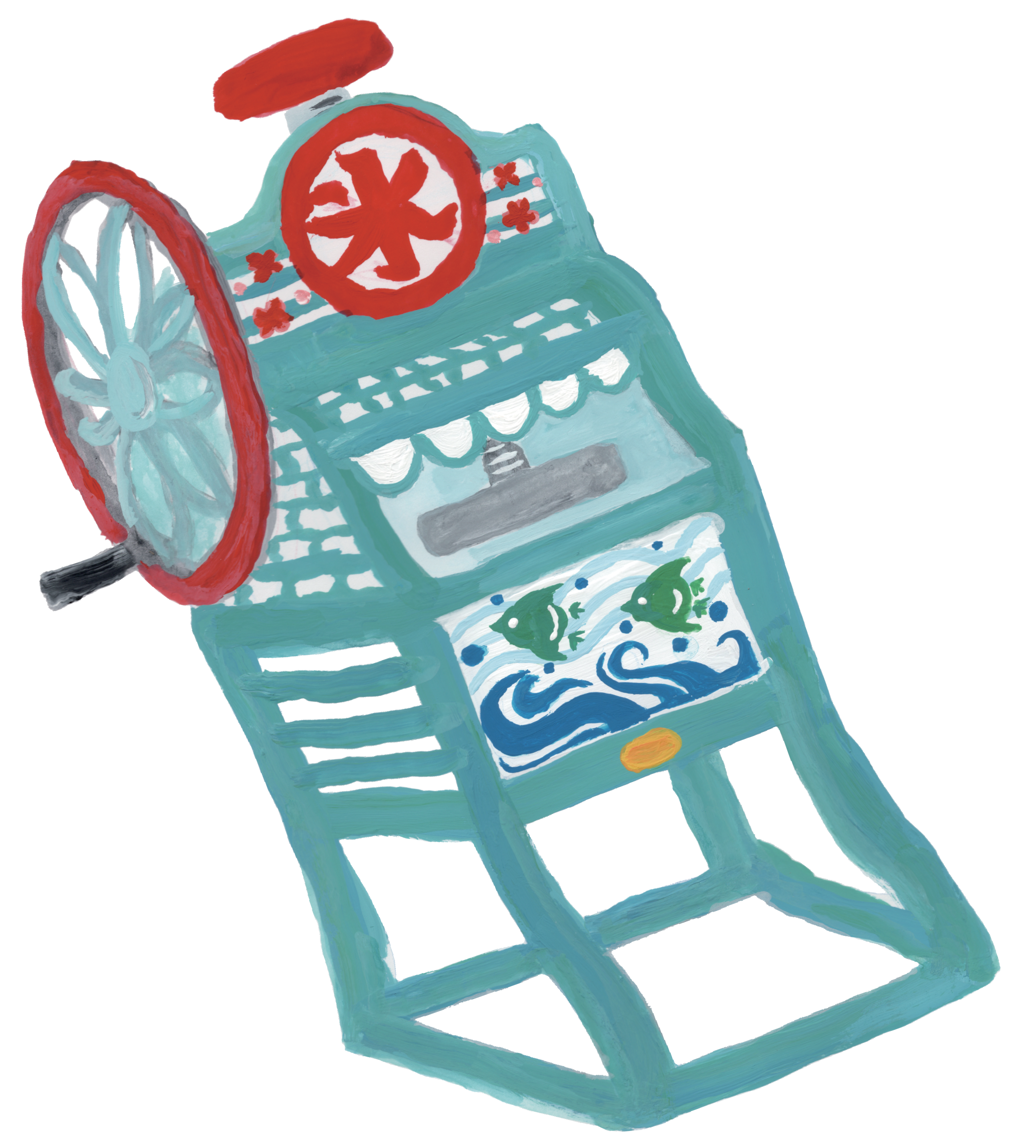 かき氷機イラスト